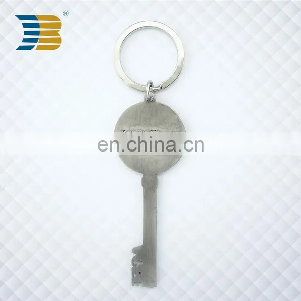 Key Shaped 3d Metal Keychain photo-4