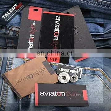 Custom New China Design Clothes Brand Printed Paper Hang Tag photo-6