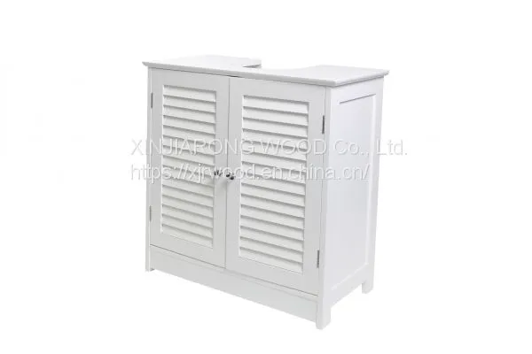 Bath Under Sink Storage Vanity Cabinet Florence Louvre This Bathroom Vanity Cabinet Florence is in Medium-density Fibreb photo-2