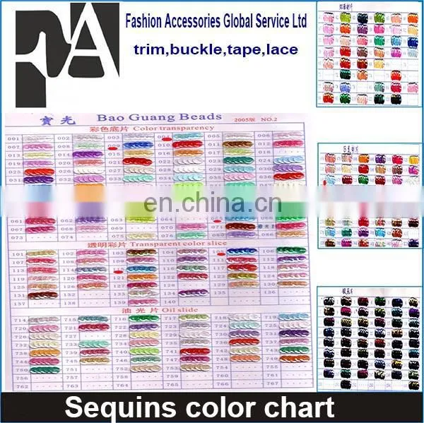 2015 high quality Special Color Limited Qty Round CUP Loose Garment Sewing on Sequins color chart in Strung Rolls (SEQ)
