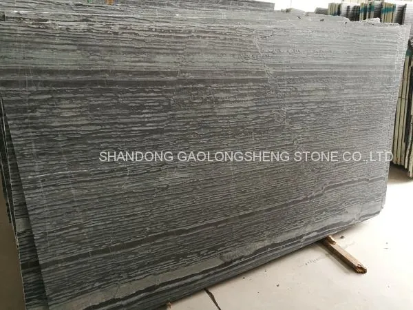 Grey Wooden Marble,Zebra Stripe Marble, Blue Bamboo,Grey Straight Marble, Grey Marble Slabs & Blocks photo-5