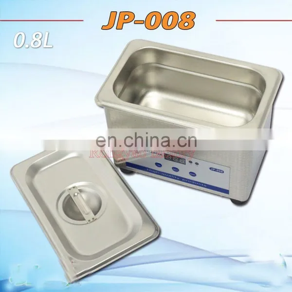 Stainless Steel 0.8L Ultrasonic Cleaner Home Mini Ultrasonic Cleaner Jewellery Glass Printer Head Cleaning Machine photo-3