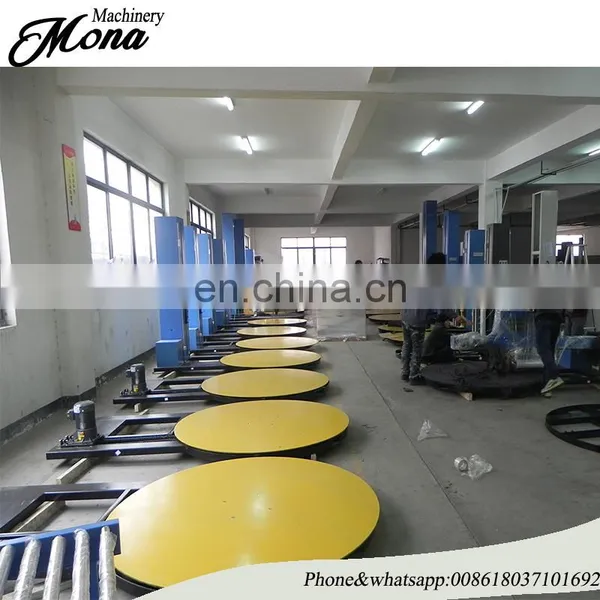 Automatic Film Pallet Packing and Wrapping Machine/Automatic Turntable Pallet Stretch Packer/wrapper photo-6