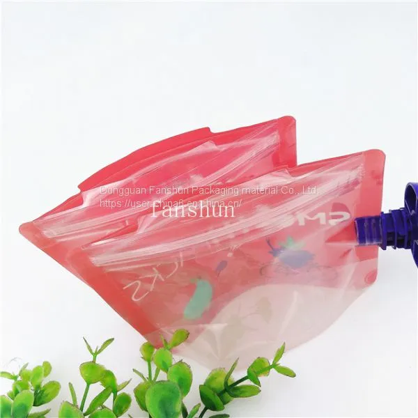 Customized Production of Chicken Essence Flavoring Agent Stand-up Zipper Bag Aluminum Foil Stand-up Bag With Jelly Valve photo-5