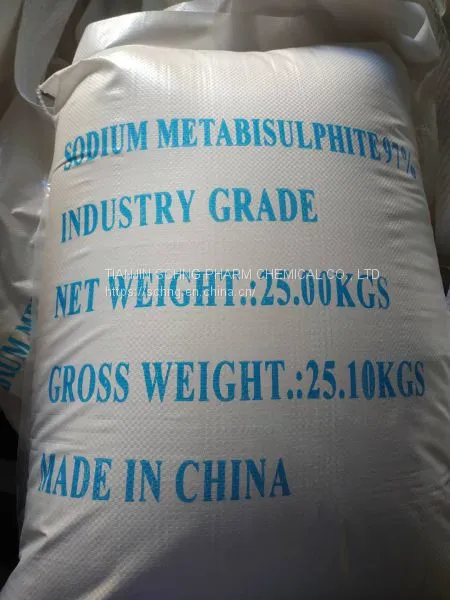 sodium metabisulphite, SMBS, food grade 97%
