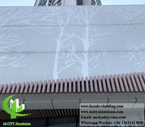 2.0mm Aluminum Wall Cladding Solid Aluminum Panel Metal Cladding Panel Supplier in Foshan, China photo-2