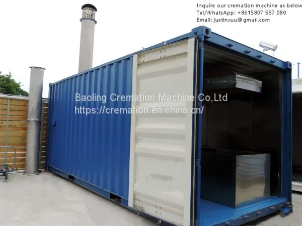 Human Crematorium Portable Machine Equipment Burner Incinerator Human Cremation Machine Crematory Incinerator Crematory Equipment photo-3