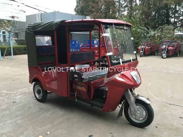 Gasoline Tricycle Cargo Loader Lovol Three Wheeler Passenger Tricycle Okada Tuktuk photo-3