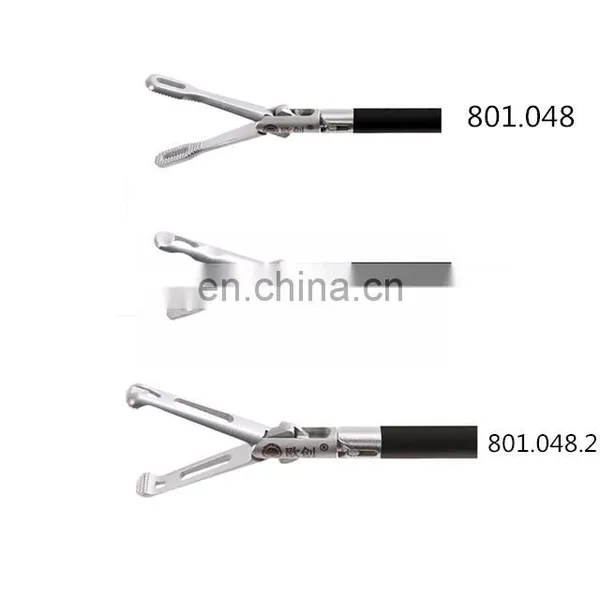 Geyi Reusable Atraumatic Forceps Autoclavable Fenstrated Grasper for Laparoscopy Surgical Instruments photo-2