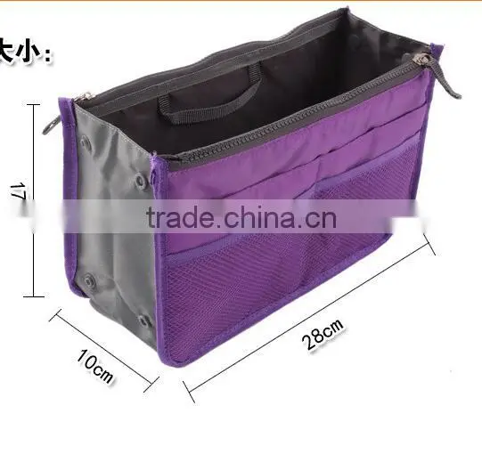 Women Travel Makeup Insert Handbag Organiser Purse Large Liner Organizer Bag photo-3