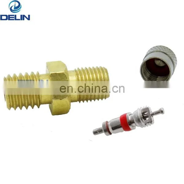 Car Auto for Suspension and Shock Absorber Brass Schrader Valve M8 Thread M8*1.25 photo-2