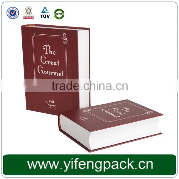 Magnetic Closure Cardboard Book Shaped Decorative Book Boxes photo-5