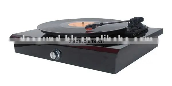 High End Piano Painting High Glossy Vinyl Retro Turntable Record Player photo-4