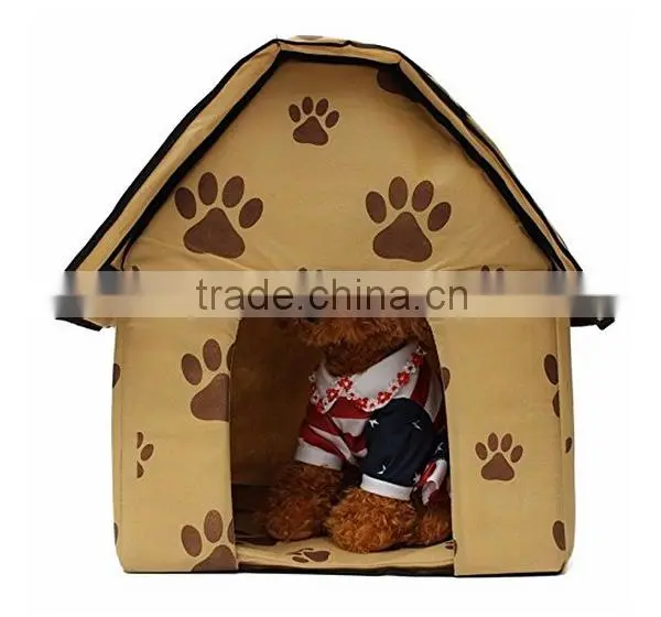 Indoor&Outdoor Portable Foldable Travel Warm Soft Dogs Cats Pet House photo-3