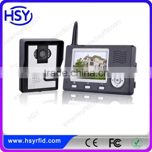 Itercom System Smart Home Door Bell 3.5inch Indoor Monitor COMS Outdoor Camera Wireless Video Door Phone Kit photo-2