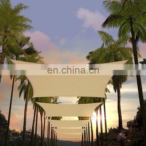 Outdoor Garden Gazebo Garages HDPE Shade Cloth Fabrics Sun Shade Sail Net Shade Cloth photo-2