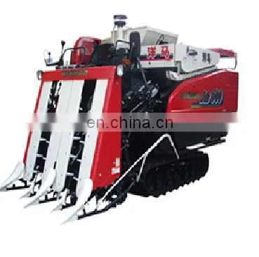Japanese YM AG600A Agriculture Combine Harvester Machine Rice Cutter YM Half-feed Rice Combine Harvester photo-2