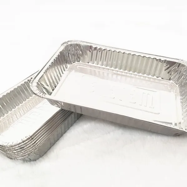 Disposable Aluminum Foil Food Container Bakewares for Food Packaging photo-4