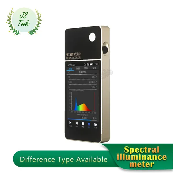Portable Spectrometer Spectral Illuminance Meter Color Temperature Meter Handheld Spectral Analyzer 380-780nm photo-3