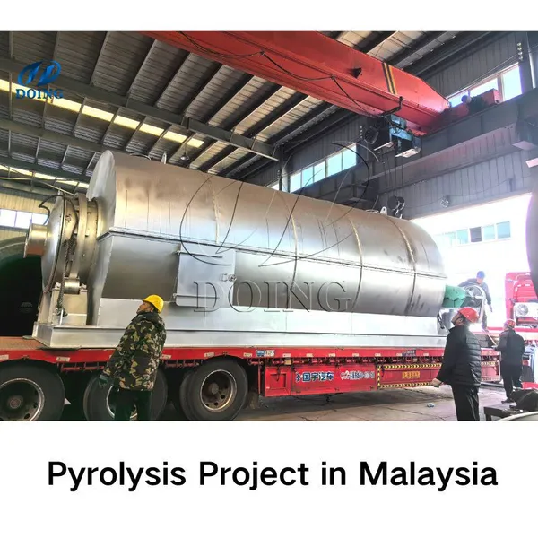 Waste Rubber Tyre Recycle Machine/Used Tyre Pyrolysis Plant/ Waste Tire Recycling to Fuel Oil photo-2