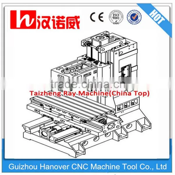 VMC850 Practical High Quality Cnc Machining Center/milling Machine Center With BT40 Spindle Bore 24T ATC Sliding Guideway photo-3