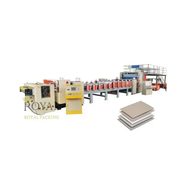 4Ply Grey Cardboard Production Line 4-layer Cardboard Production Line for Rigid Box Making Machine