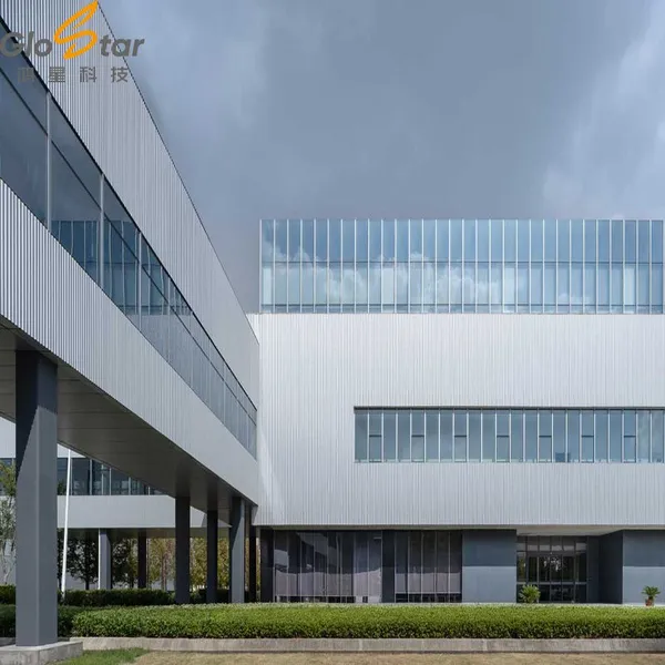 Metal Rock Wool Curtain Wall Panel Four-sided Box Structure Class A Fire Rating Easy Installation photo-2