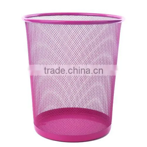 Classical Iron Net Trash Can for Personal Office photo-2