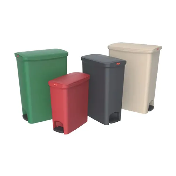 TRUST TRASH BIN SVELTE®STEP-ON CONTAINERS WITH SIDE PEDAL