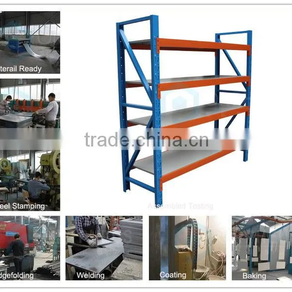 Firm Industrial Strorage Shelf Sheet Metal Storage Rack Stainless Steel Storage Rack photo-4