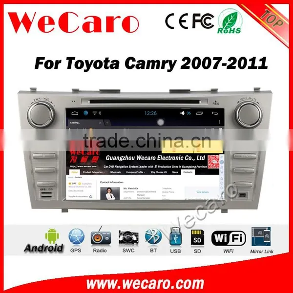 Wecaro WC-TC8006 Android 5.1.1 Car pc for Toyota Camry 2007-2011 Dvd Player Gps Navigation System WIFI 3G Playstore photo-3
