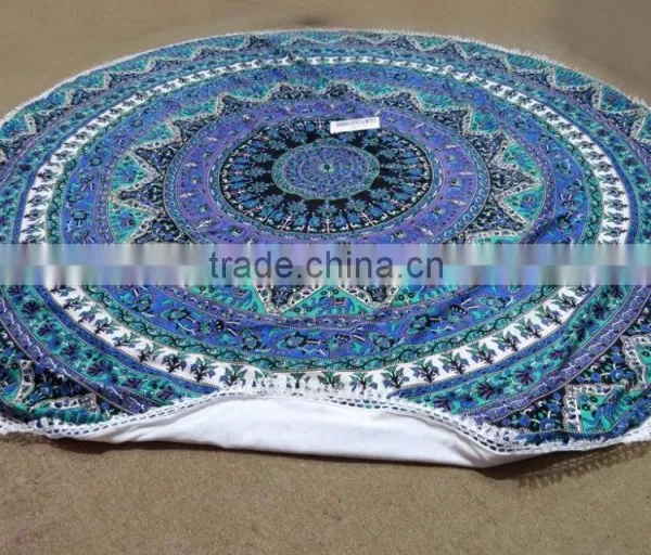 Soft Microfibre Round Beach Towel Pareo Turkish Towel photo-3