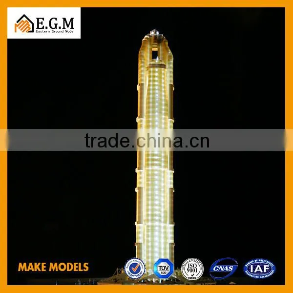 1: 1000 Architecture Building Scheme Model/Saudi Kilometer Tower Scheme Model photo-3