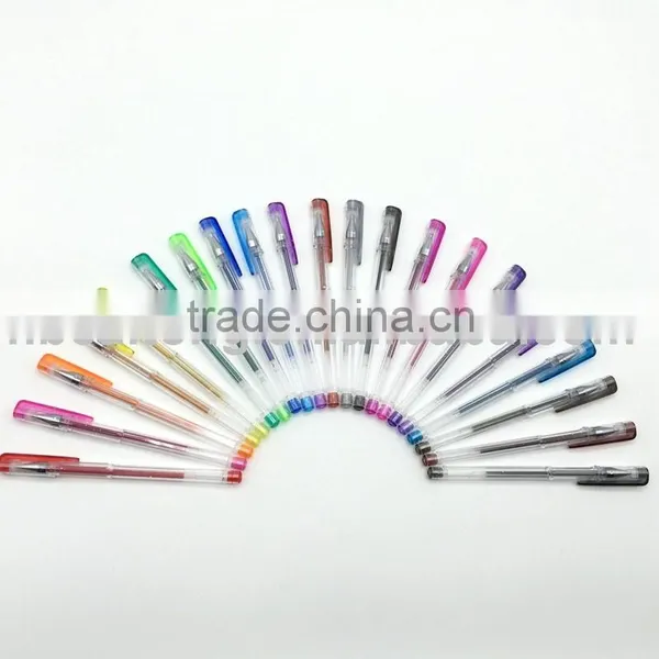 10 Kinds Metallic Colors Gel Pens for Children Coloring,colored Gel Ink Pen Set photo-5