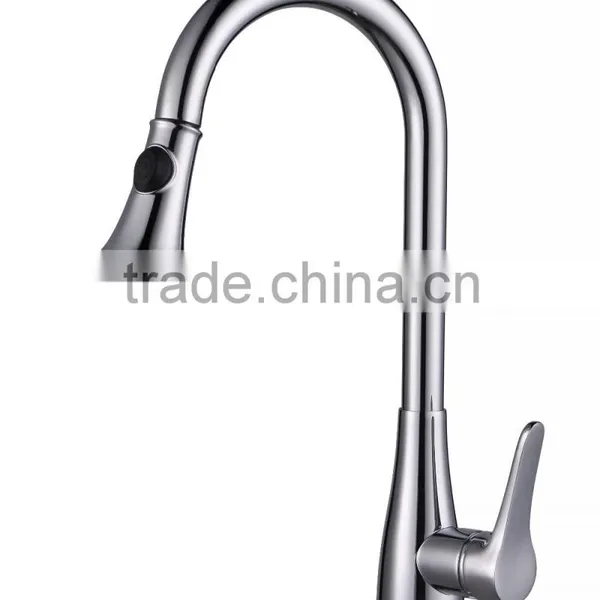 Digital LED Pull Out Spray Kitchen Sink Faucets photo-3