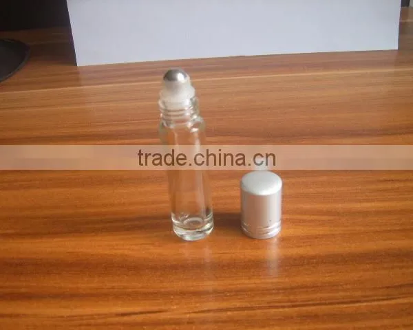 6ml Frosted Roll on Glass Bottle With White Cap photo-3