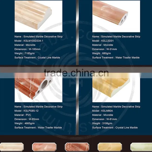 Popular Style Simulated Marble Decorative Strip photo-5