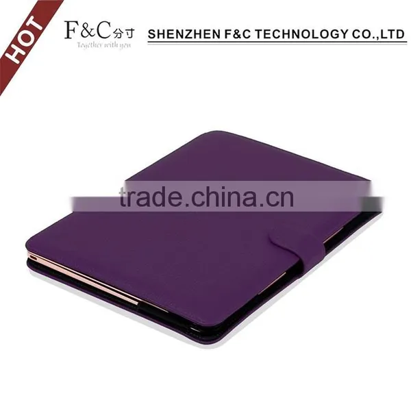 Shenzhen F&C Hand-crafted Premium PU Leather Material Folio Cover for Macbook Air Case 11" 12" 13" 15" Compatible photo-2