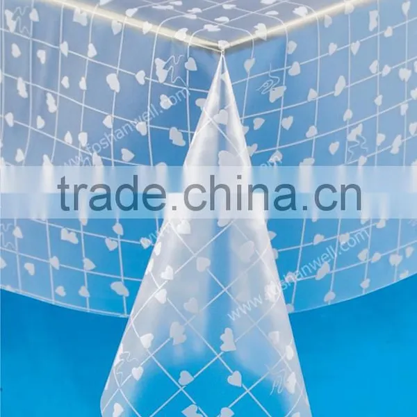 PVC Transparent Table Cloth and Table Sheet Plastic Sheet Table Cloth