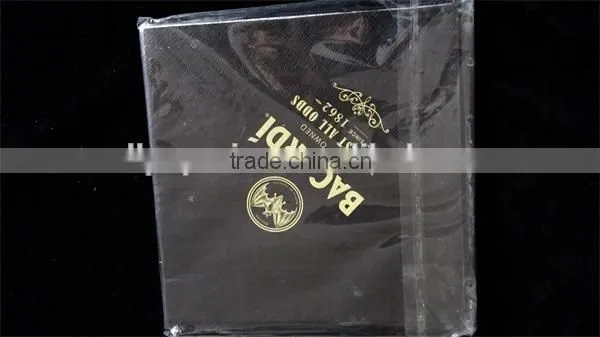 20 Plain Solid Colors 2ply Luncheon Dinner Napkins Paper Logo Printed by Customers Black photo-3