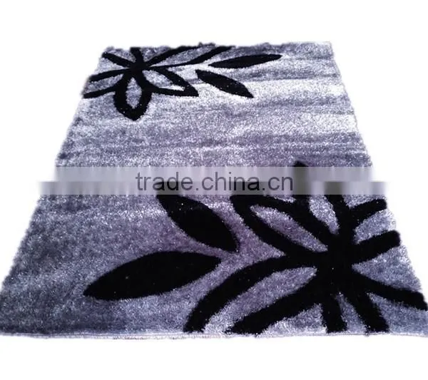 Polyester Shaggy Carpets Tile , Flooring Mat /rug photo-4
