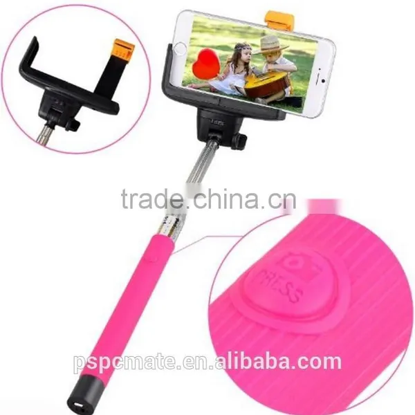 New Selfie Stick Monopad Selfie Stick Extendable InBuilt Bluetooth Remote Wireless Shutter photo-2