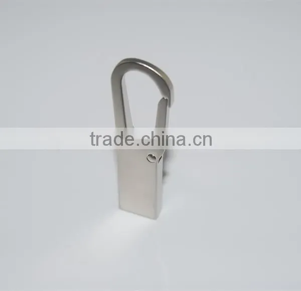 4G 8G 16G 32G Metal USB Flash Drive With Snap Hook photo-6