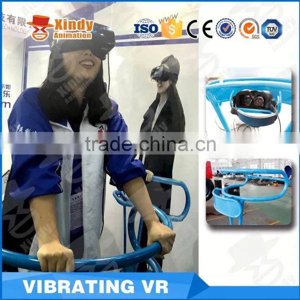 2016 Hottest Zhuoyuan Company Vibrating Standing VR 9d Virtual Reality Simulation Rides photo-3