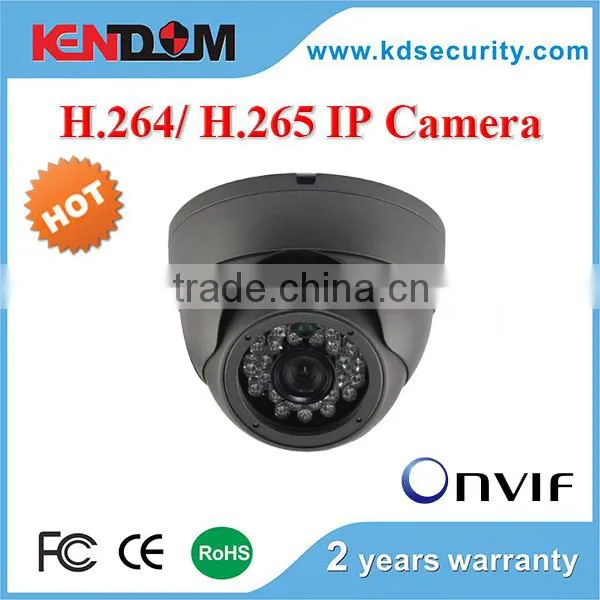 Shenzhen Kendom Manufacturer Cctv Surveillance System Promotional ip Network ir Metal Dome Camera With Poe photo-2