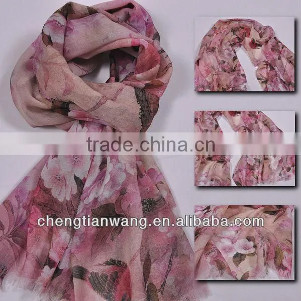 Latest Style 2014 Hot Sale 100% Wool High Quality Fashionable Scarf photo-3
