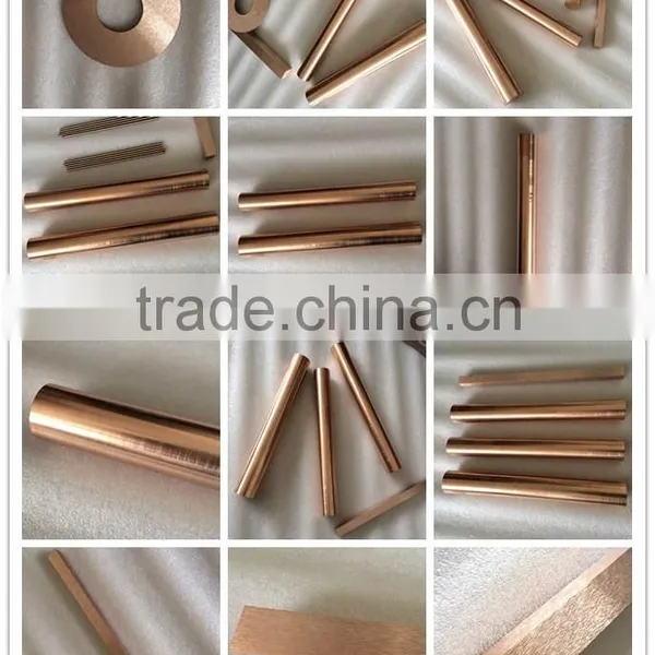 Professional Manufacturer for Tungsten Copper Alloy High Quality Tungsten Copper Alloy Strip/ Block/plate /disc/bars photo-6