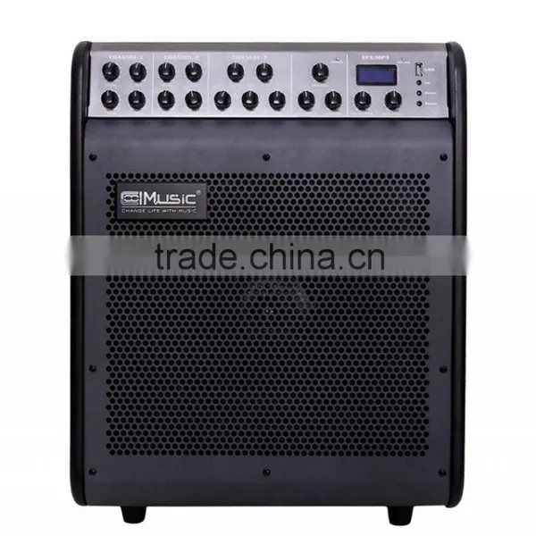 120W 12'' Battey Powered Mltifunctional LED Bluetootuh USB for Acoustic Guitar, Keyboard and Electronic Drum photo-2