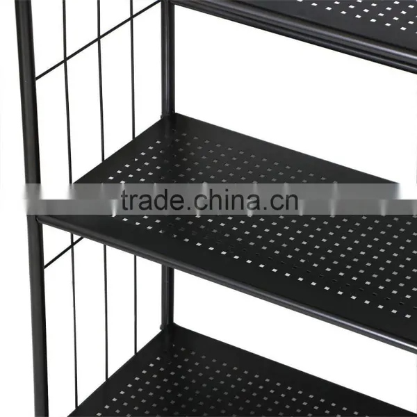 5 Tire Antique Wrought Iron Step Metal Plant Stand photo-4