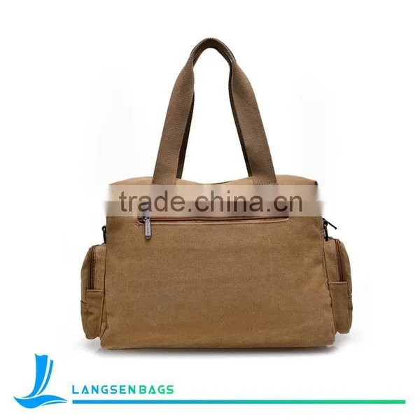 Hot Selling Fashion Canvas Shoulder Bag Luggage Bags photo-3
